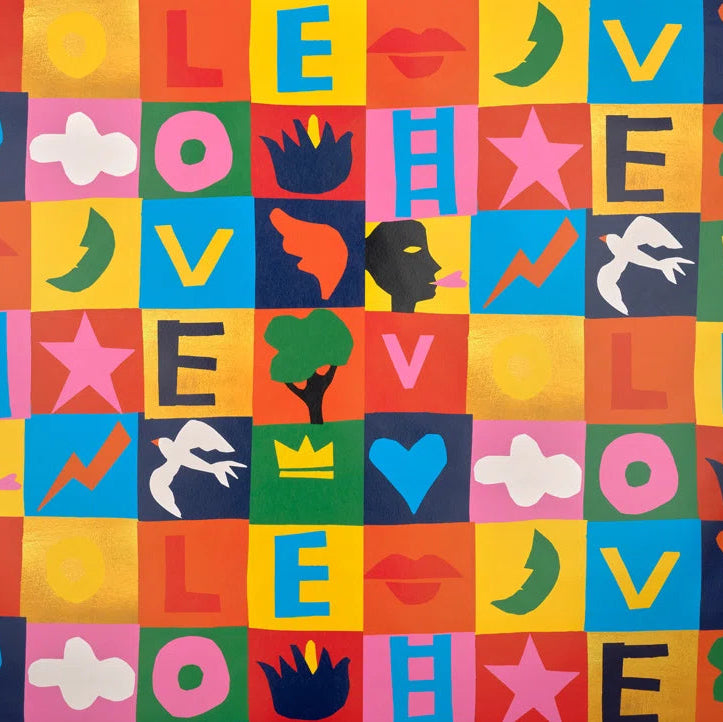 Pierre Frey behang Game of Love Multicolore FP204001
