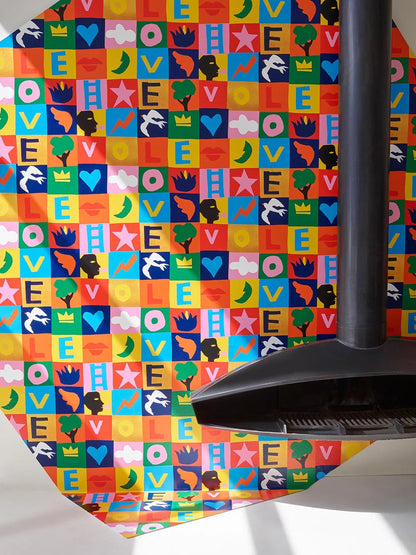 Pierre Frey behang Game of Love Multicolore FP204001