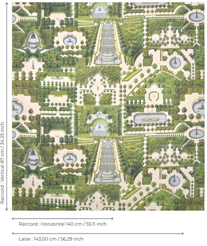 Pierre Frey stof Domaine Royal F4098001 - Printemps afmeting