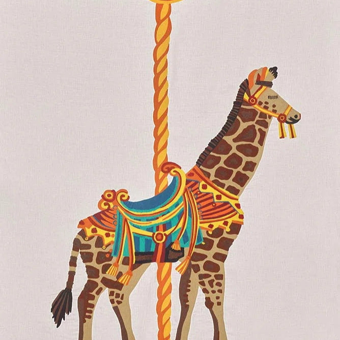Pierre Frey stof La Girafe du Carrousel Multicolore F4071001