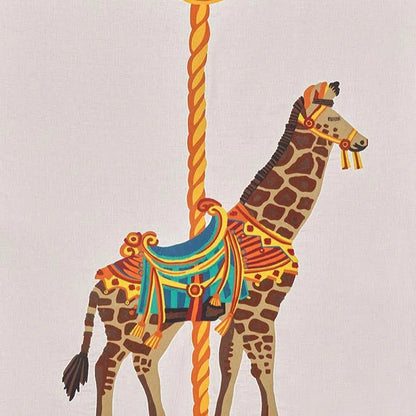 Pierre Frey stof La Girafe du Carrousel Multicolore F4071001