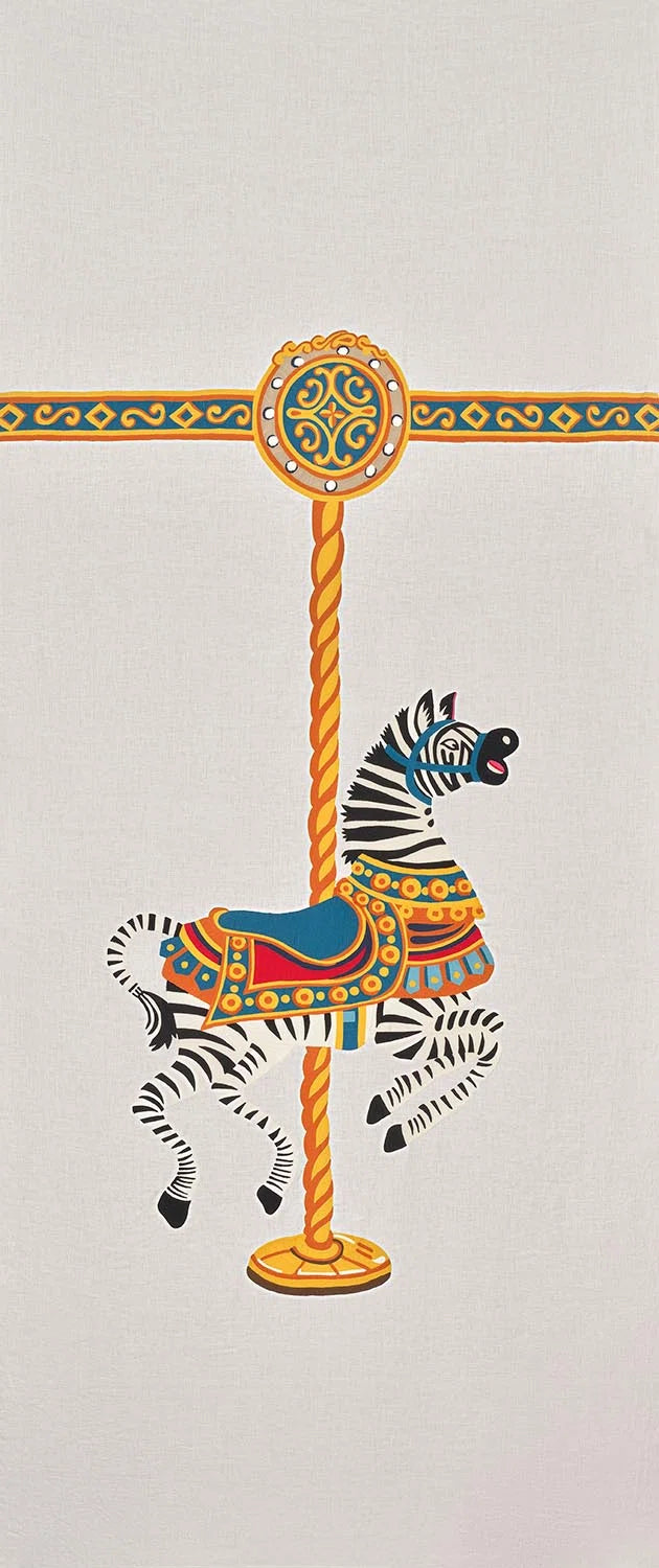 Pierre Frey stof La Zebra du Carrousel Multicolore F4069001