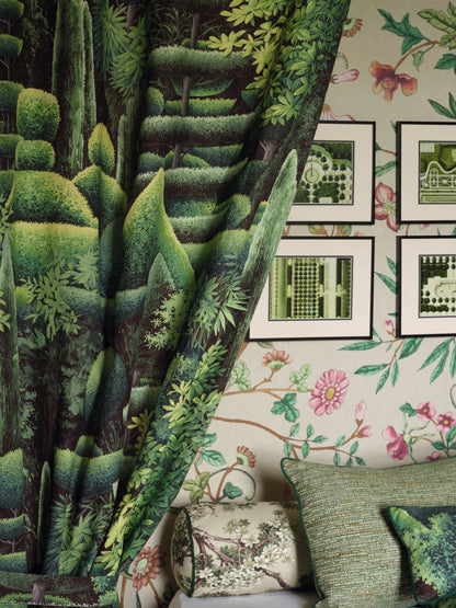 Pierre Frey stof Les Topiaires F4099001 - Printemps gordijnstof
