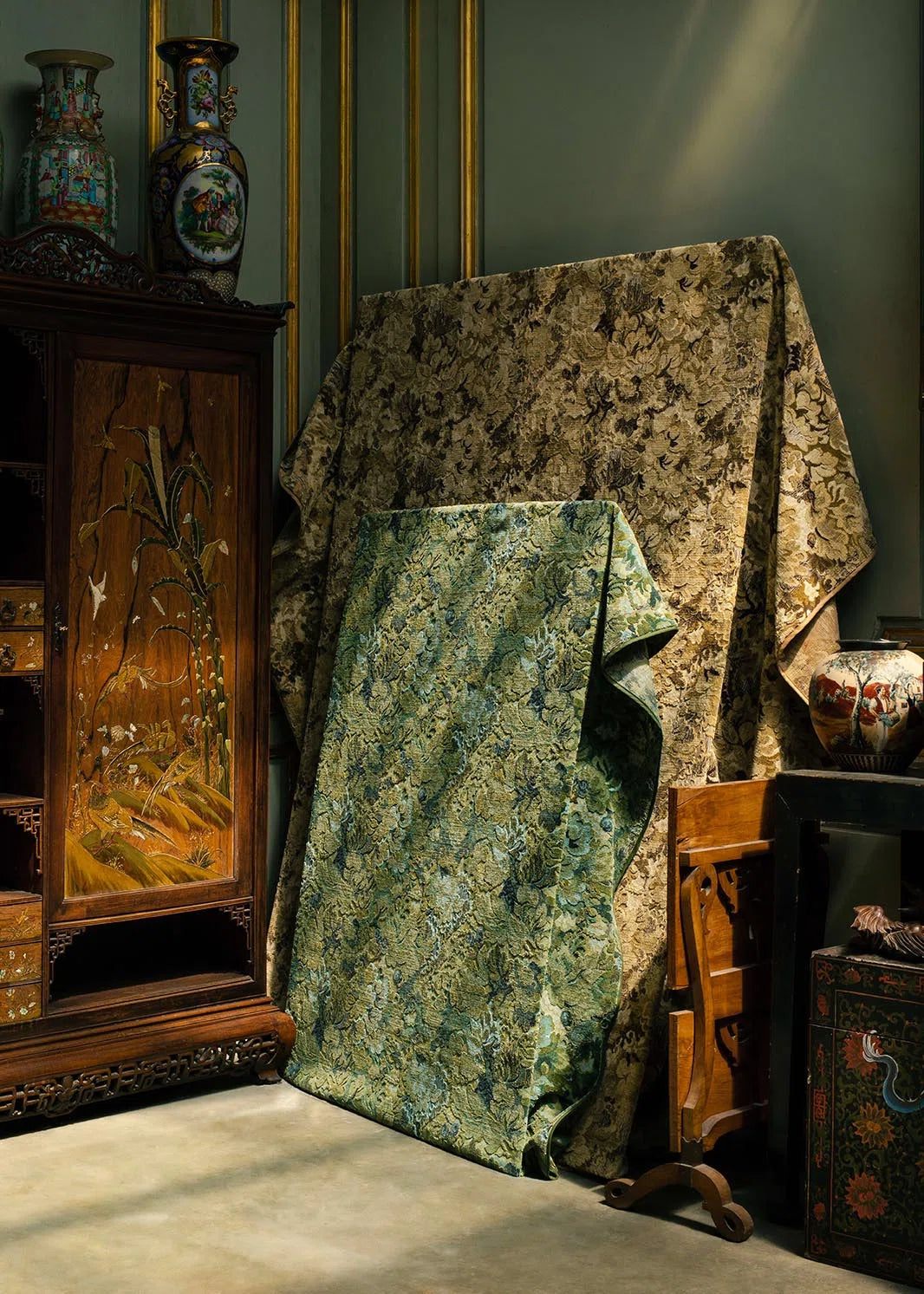 Pierre Frey stof Touraine Verdure L4561004