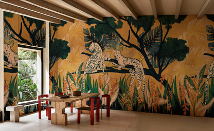 Tres Tintas behang Onça Ambar M5301-1
