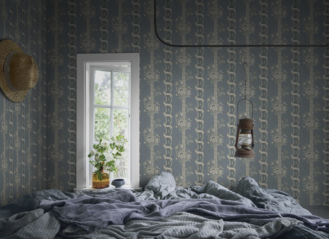 Sandberg behang Alexandra Misty Blue S10250