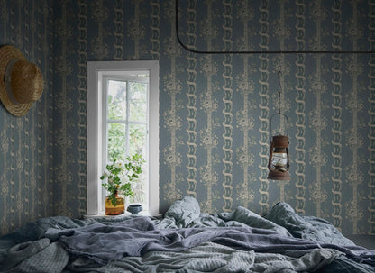 Sandberg behang Alexandra Misty Blue S10250