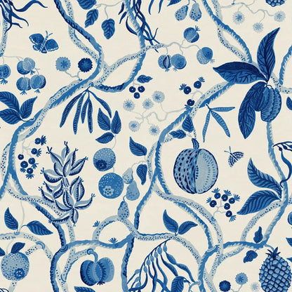 Sandberg behang Tree of life Blue S10763