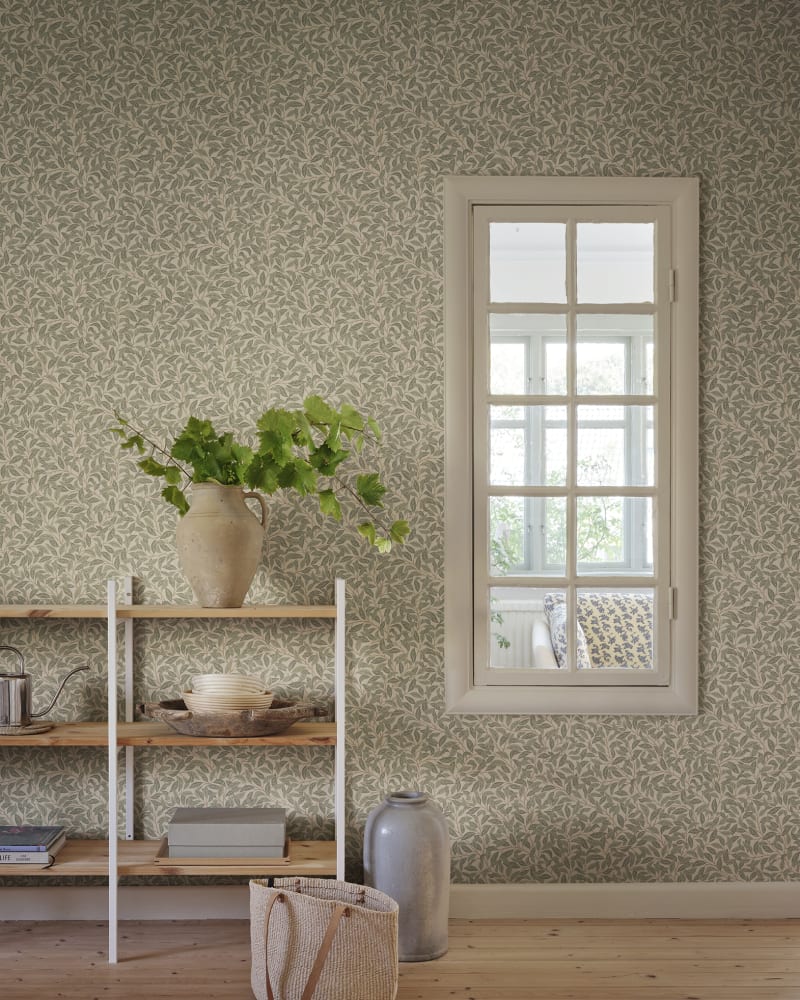 Sandberg behang Jonas Garden Green S10771 sfeerbeeld