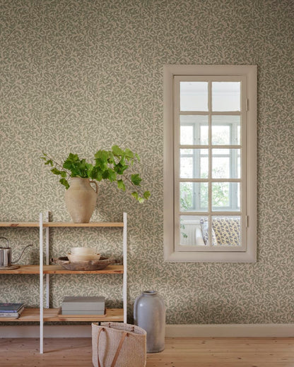 Sandberg behang Jonas Garden Green S10771 sfeerbeeld