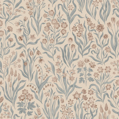 Sandberg behang Märta Misty Blue S10780
