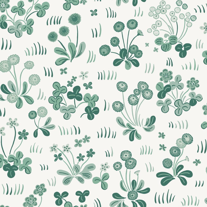 Sandberg behang Bellis Emerald S10784