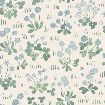 Sandberg behang Bellis Misty Blue S10786