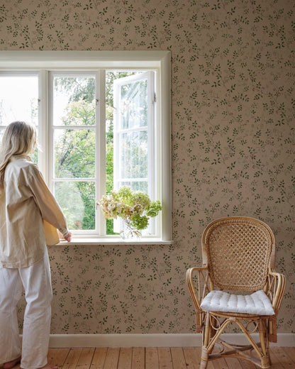 Sandberg behang Henny Beige S10788 sfeerbeeld