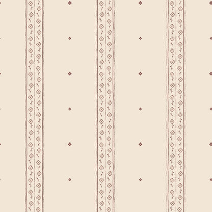 Sandberg behang Austine Burgundy S10855