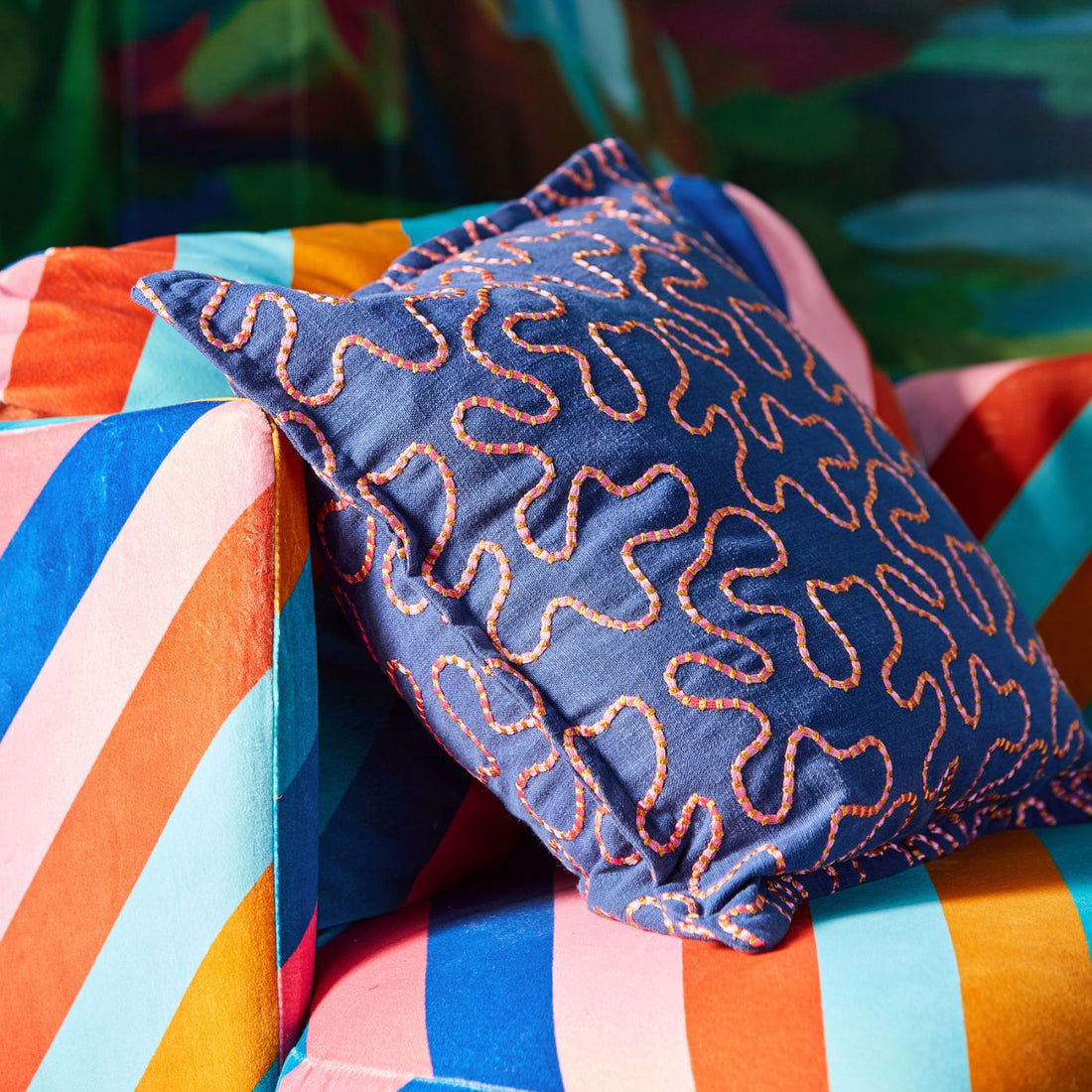 Harlequin stof Wiggle Peridot/Pearl 134003