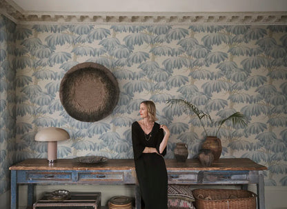 Sandberg behang Alba - Light Blue S10665 sfeerafbeelding 