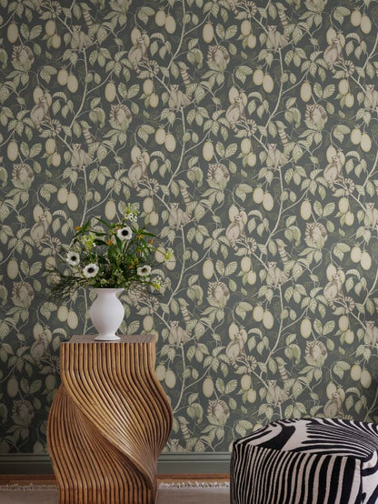 Sandberg behang Elliot - Dark Blue S10632 sfeerafbeelding 