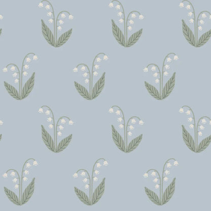 Sandberg behang Lilly Light Blue S10634