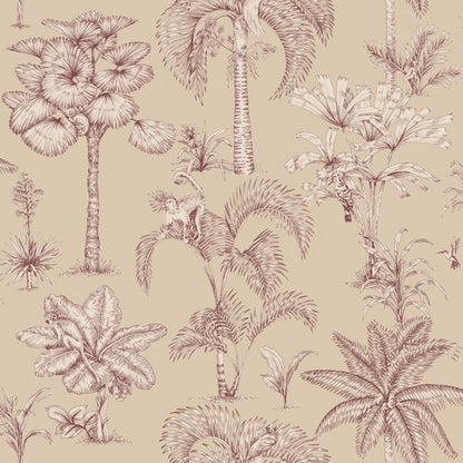 Sandberg behang Adele Beige S10650
