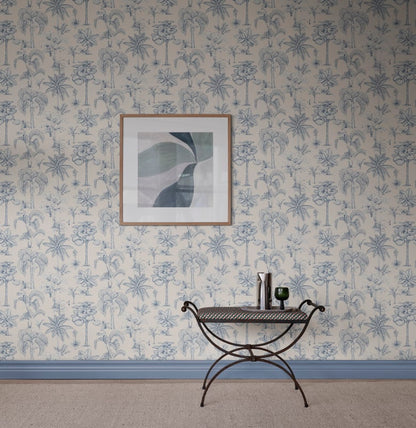 Sandberg behang Adele Blue S10649