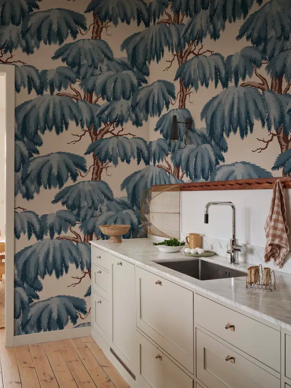 Sandberg behang Alba Blue S10899