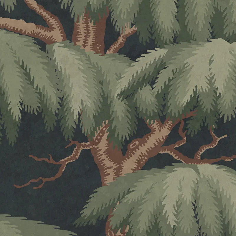 Sandberg behang Alba Dark Blue S10898