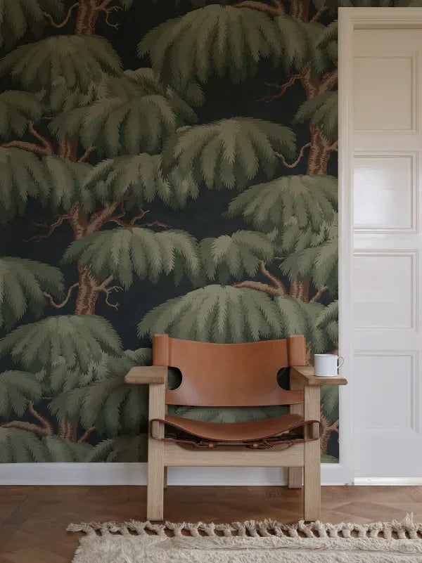 Sandberg behang Alba Dark Blue S10898