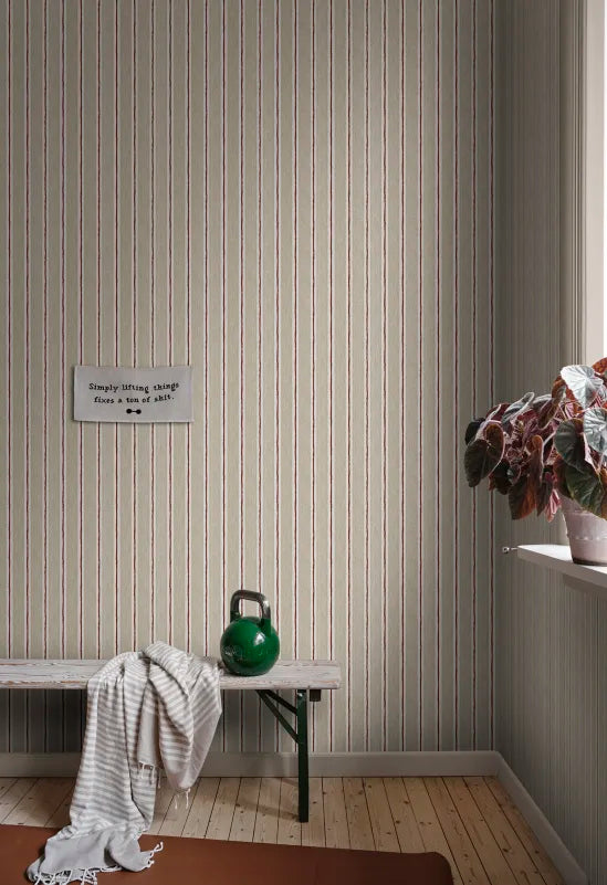 Sandberg behang Albin Beige S10654
