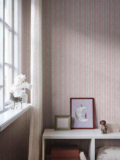 Sandberg behang Albin Pink S10653