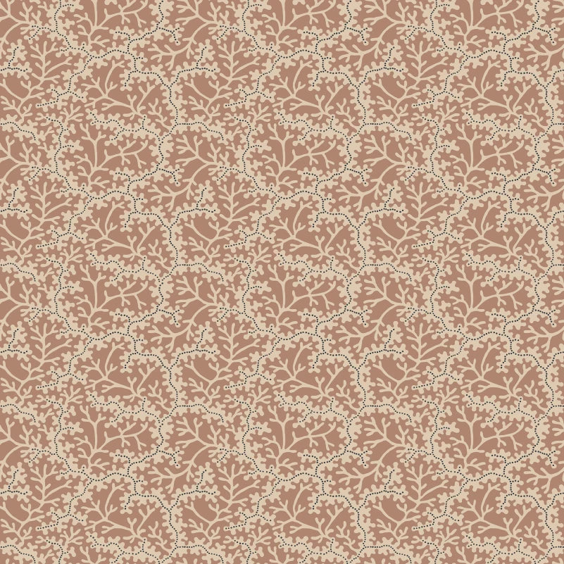 Sandberg behang Coral Terracotta S10672