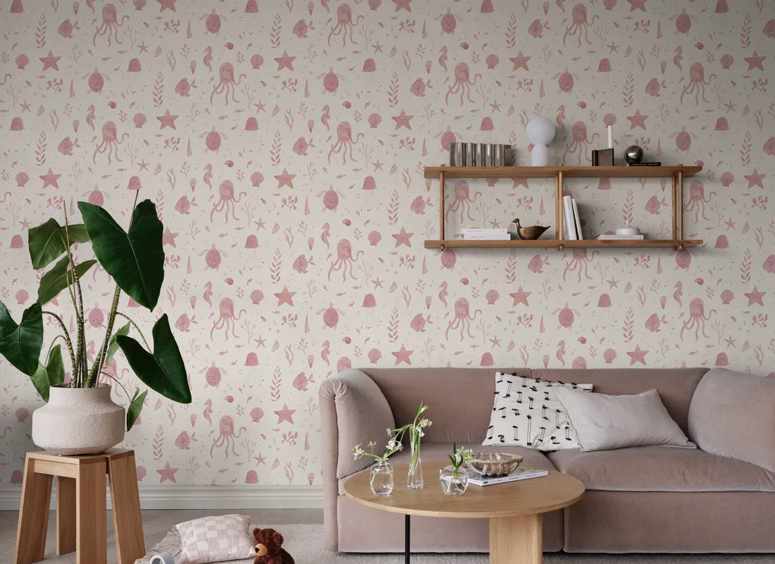 Sandberg behang Della Pink S10717