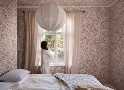 Sandberg behang Eden Red S10743