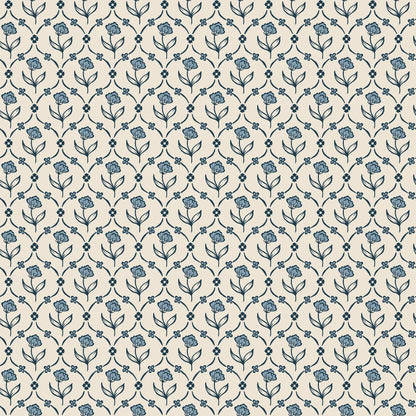 Sandberg behang Elena Blue S10669