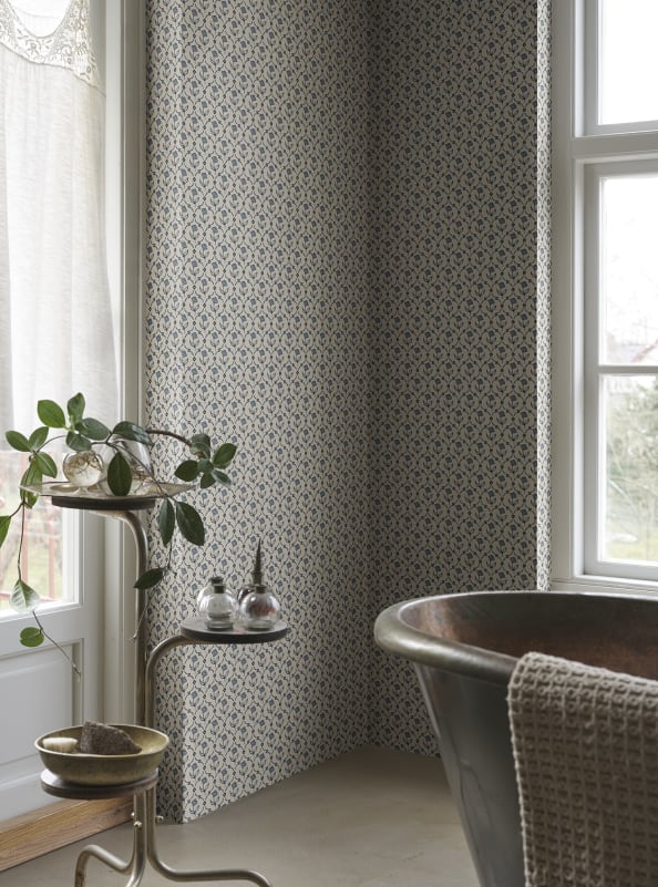 Sandberg behang Elena Blue S10669