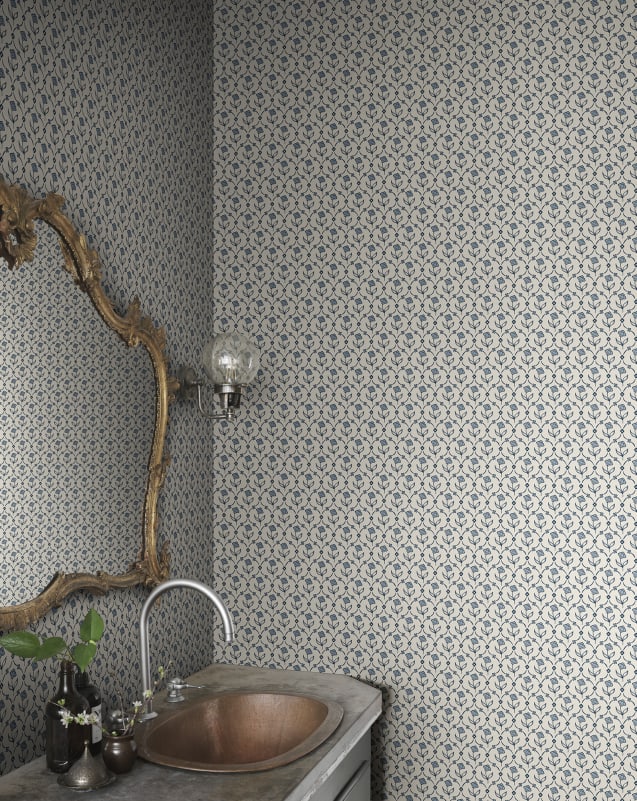 Sandberg behang Elena Blue S10669