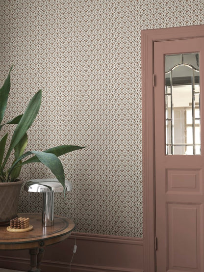 Sandberg behang Elena Terracotta S10670