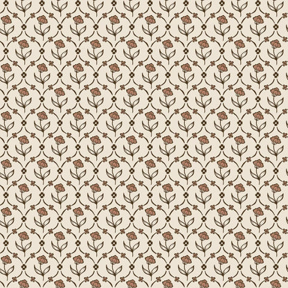 Sandberg behang Elena Terracotta S10670