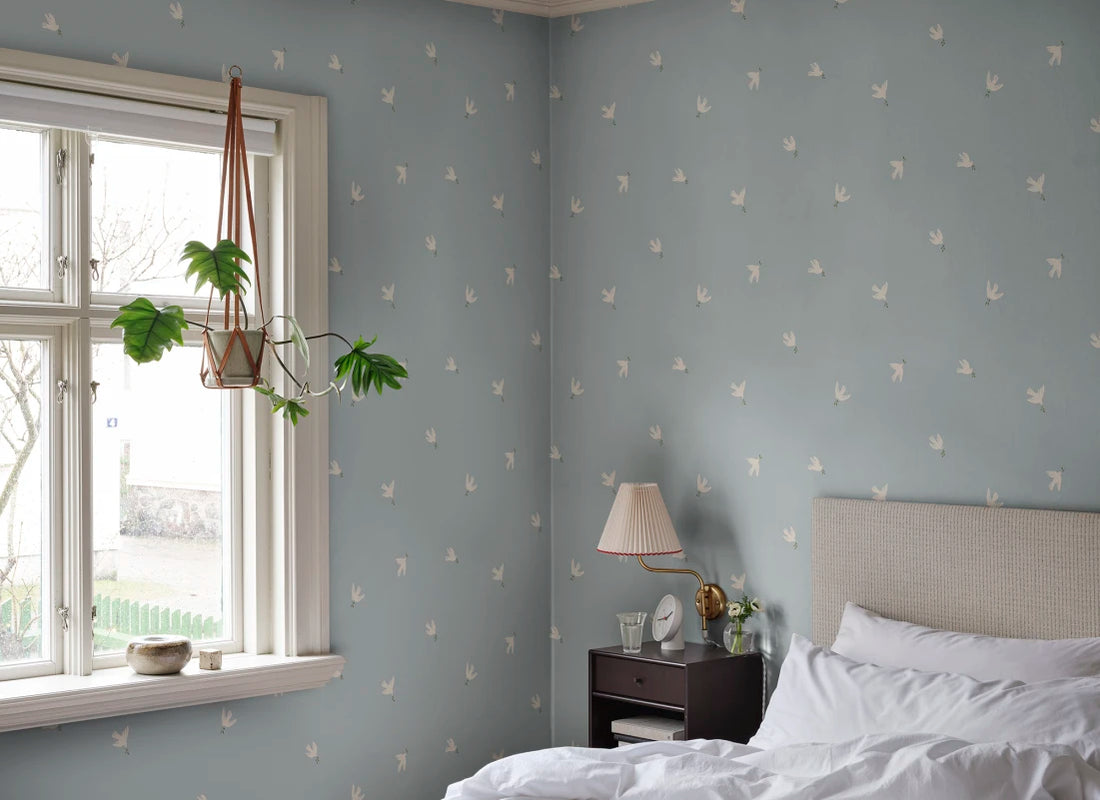 Sandberg behang Frida Light Blue S10624