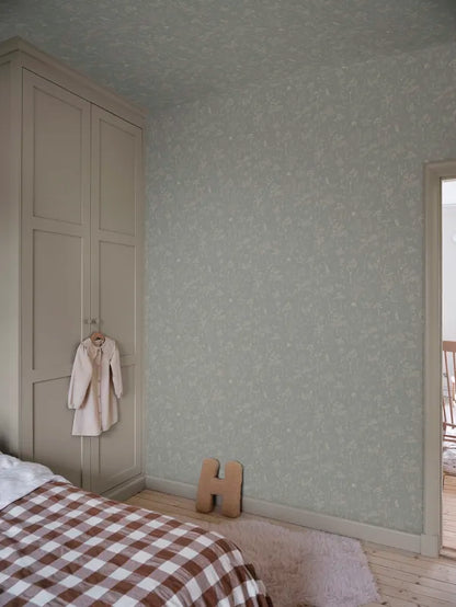 Sandberg behang Hollie Misty Blue S10640