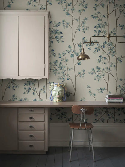 Sandberg behang Laura Blue S10701