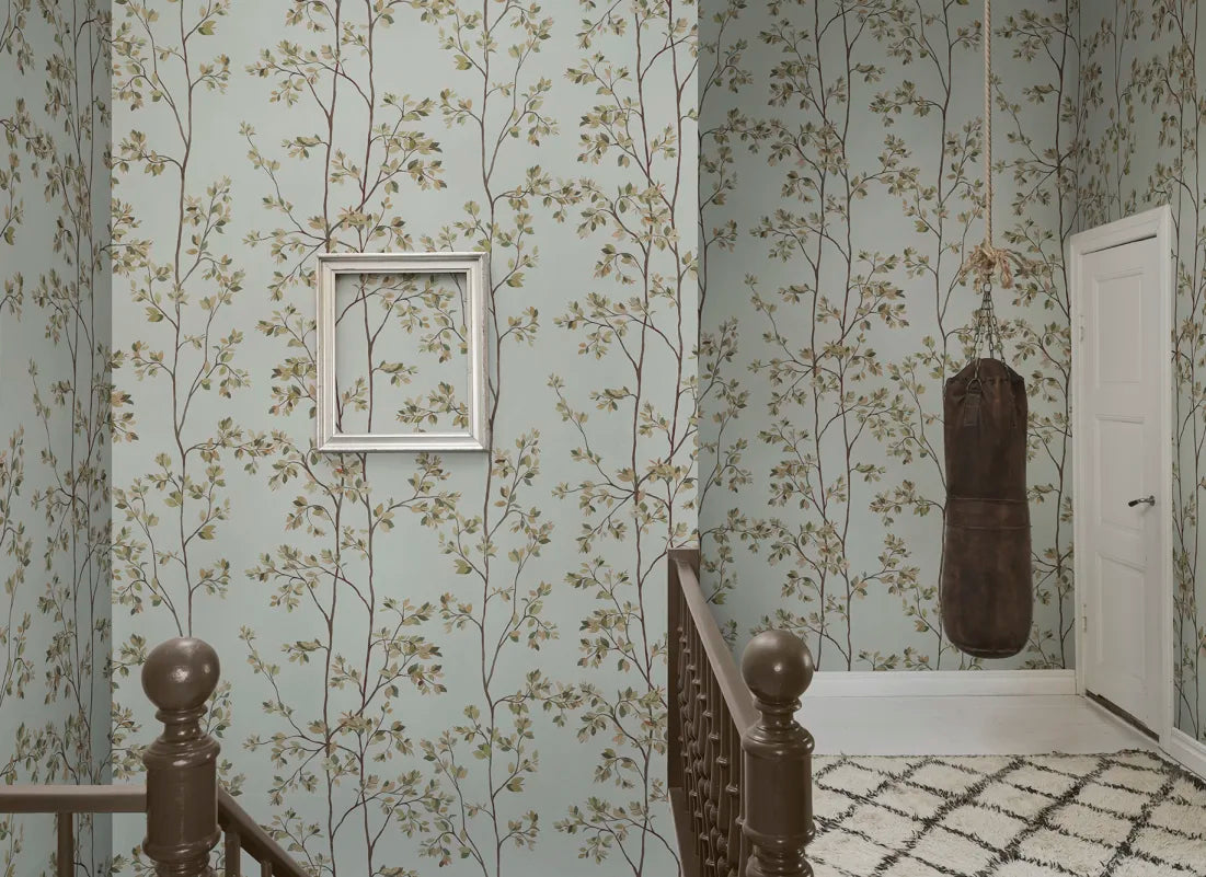 Sandberg behang Laura Light Blue S10809