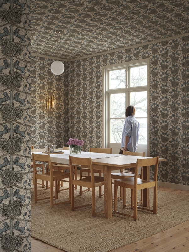 Sandberg behang Leopold Beige S10738