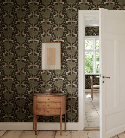 Sandberg behang Leopold Graphite S10737