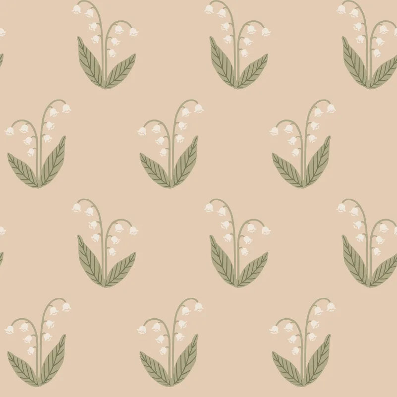 Sandberg behang Lilly Blush S10635