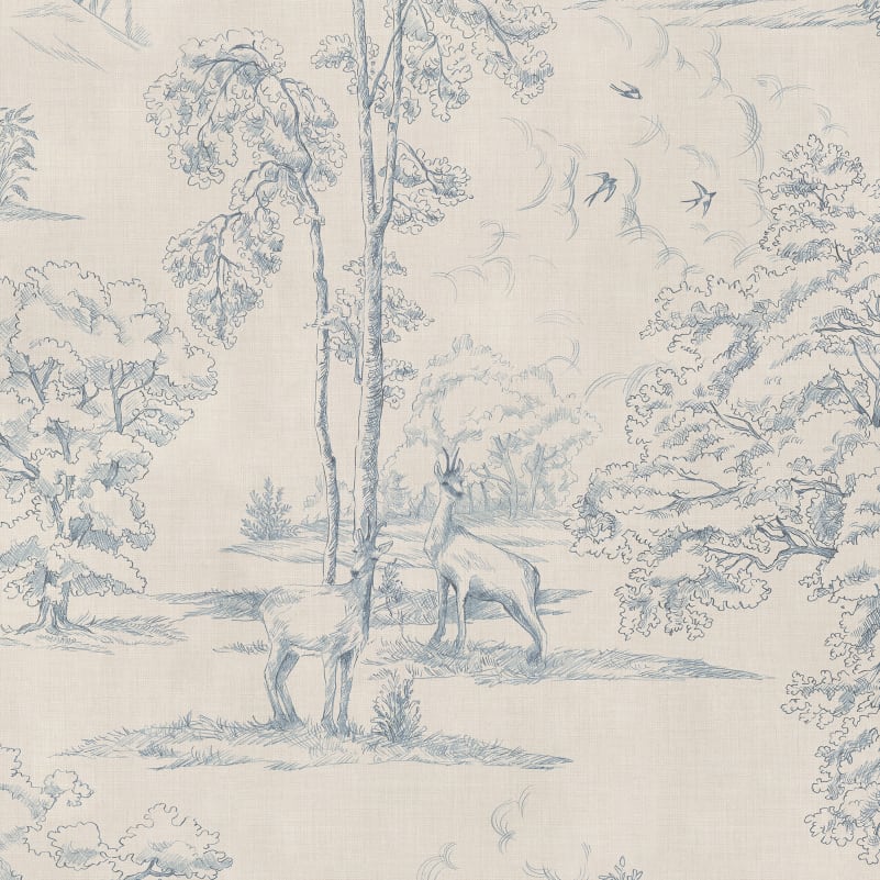 Sandberg behang Montfort Blue S10740