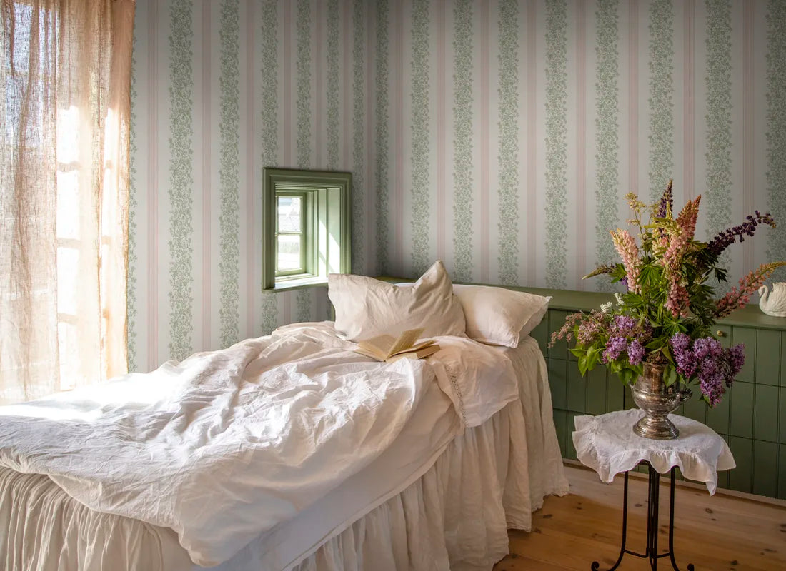 Sandberg behang Natalie Pink S10825