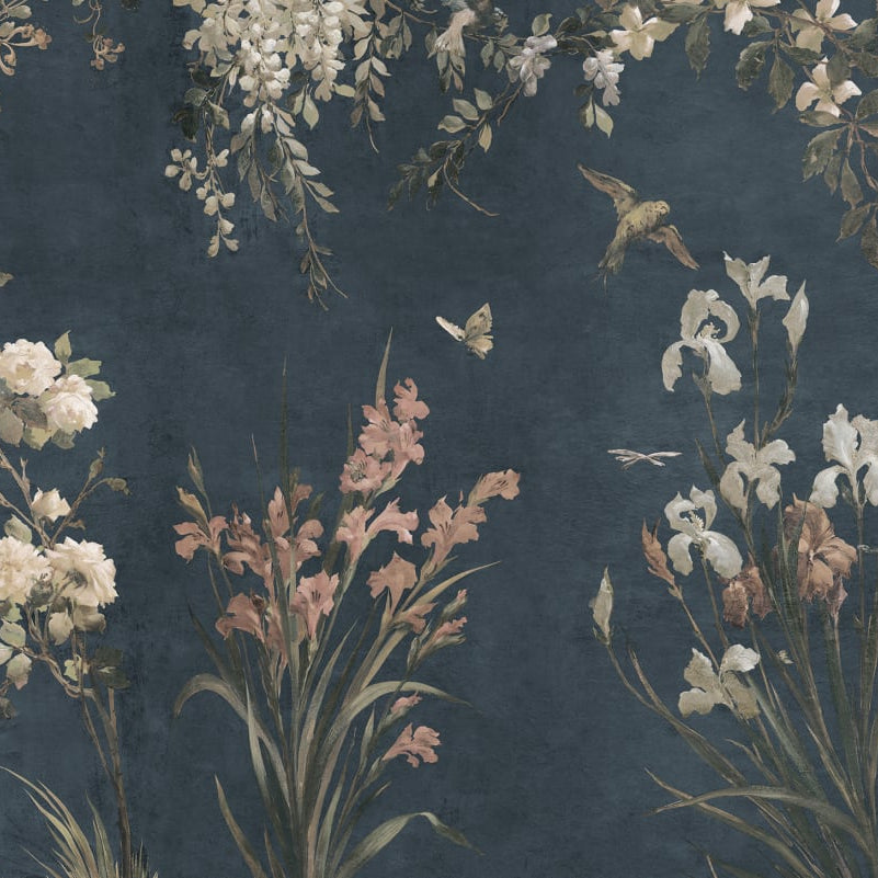 Sandberg behang Nicola Classic Blue S10816