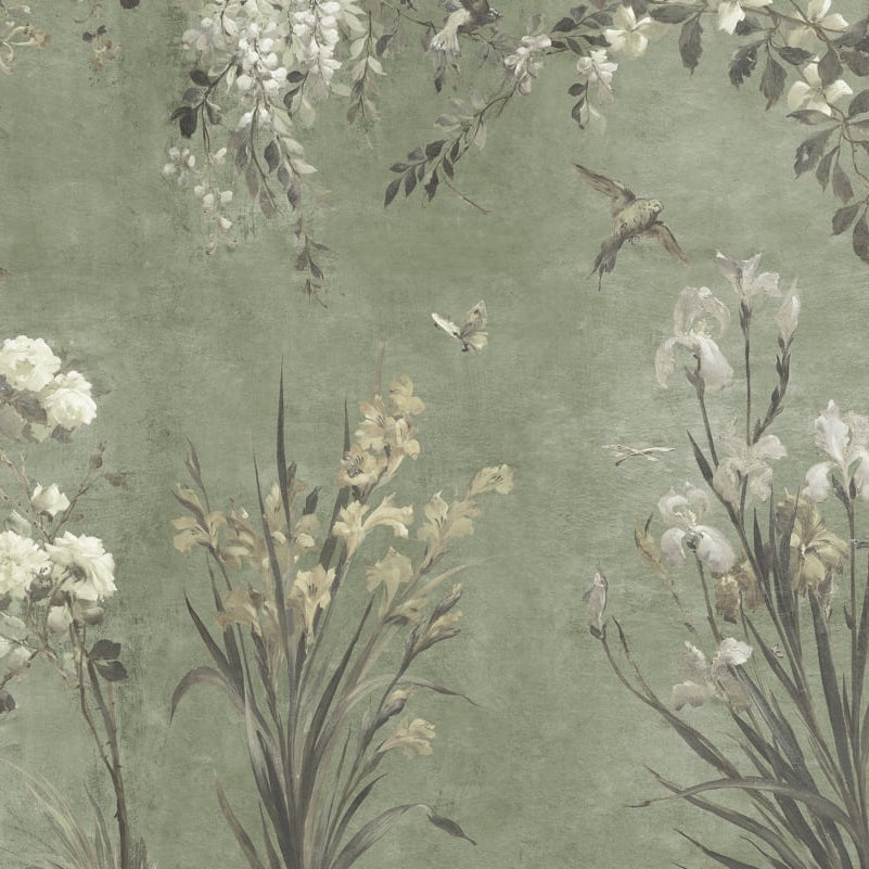 Sandberg behang Nicola Sage Green S10815