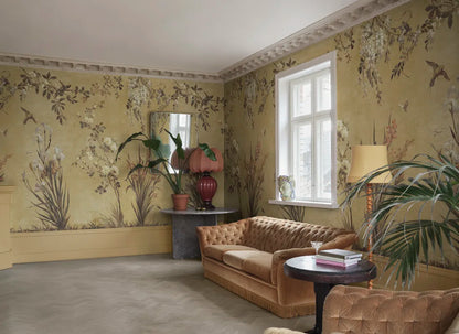 Sandberg behang Nicola Yellow S10814